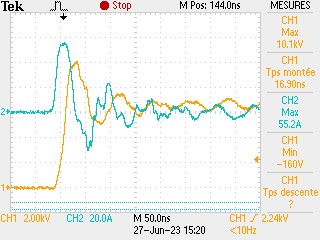 Impulsions rapides haute tension